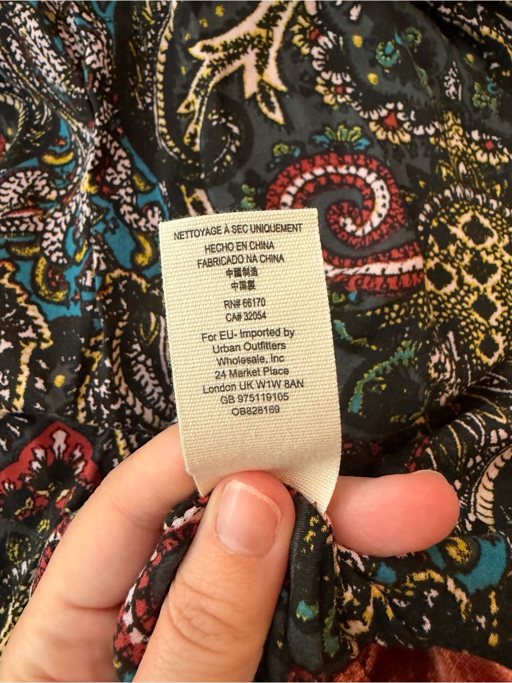 Gorgeous XS Free People Rust Velvet Coat with Ornate Buttons - Picture 8 of 9